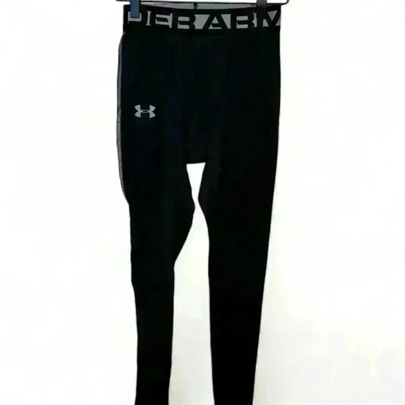 Under Armour Men's Compression Leggings Black Size Small Training Running - Picture 1 of 4